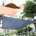 New Sand Sun Shade Sail Sunscreen Rectangle Polyester Awning Canopy Outdoor Garden Patio 4.5*5m, Shade Canopy, Garden Awning   
